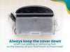 HairShroom Reusable Shower & Bathtub Wall Hair Catcher Hair Grabber Snare