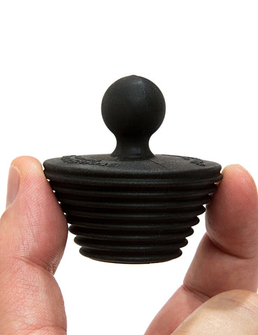 StopShroom (Black) Tub & Sink Universal Stopper Plug for Tub & Bathroom Drains