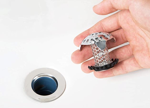 Hair Catcher Drain Cover in Chrome / Hair Catcher Replacement Baskets