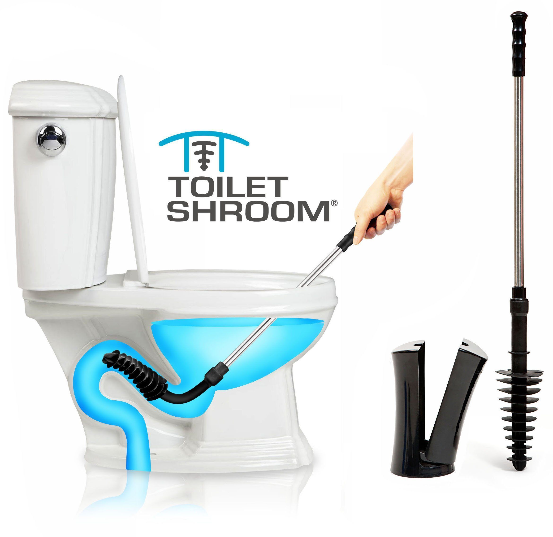 TubShroom DrainShroom Revolutionary Tub and Sink Snake Auger Clog