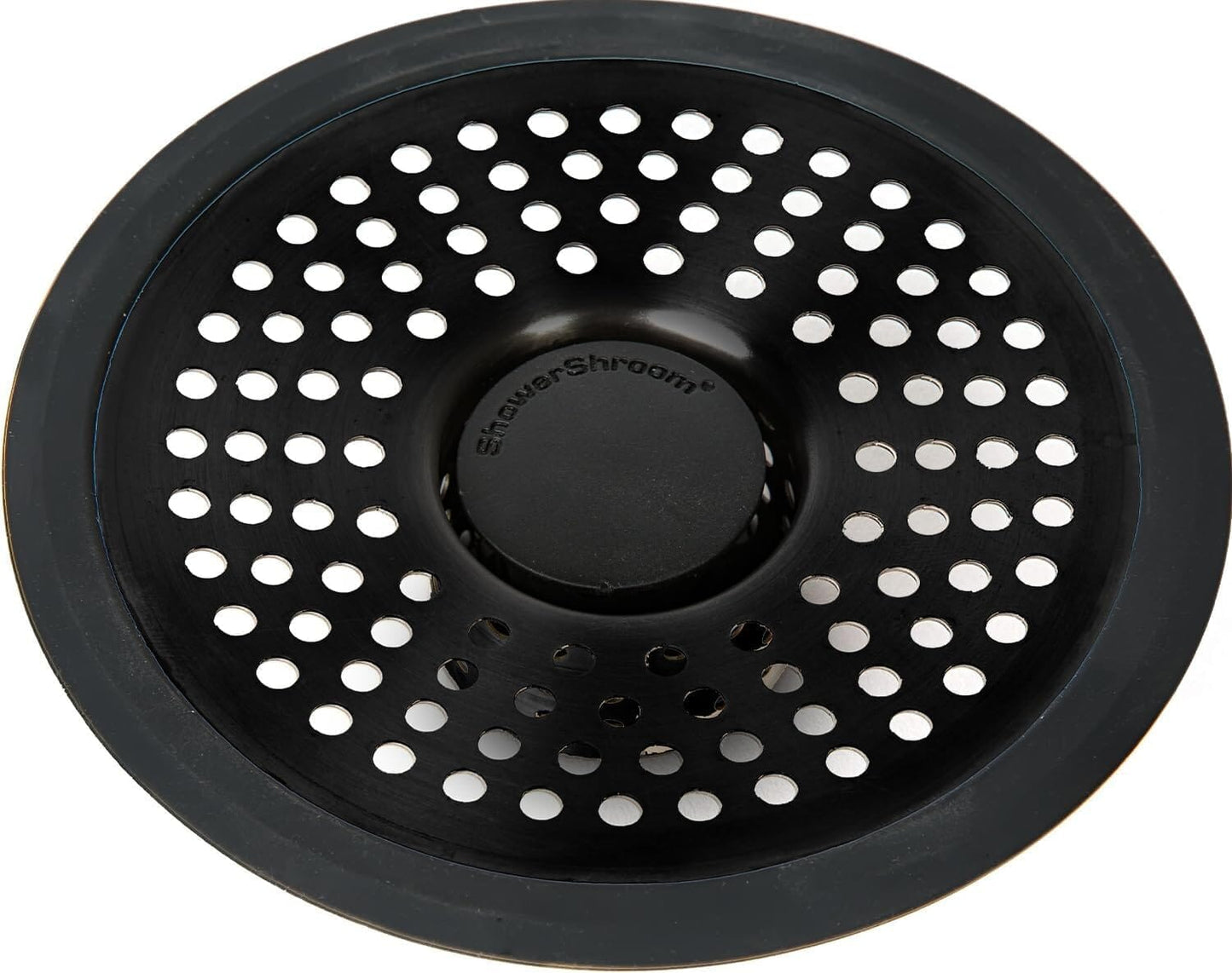ShowerShroom Ultra Matte Black Hair Catcher, Stainless Steel Drain Protector, Fits All Shower Drains Drain Protector Juka Innovations Corporation 