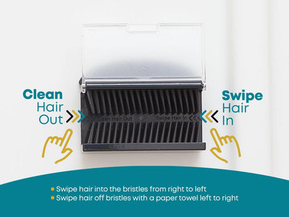 HairShroom Reusable Shower & Bathtub Wall Hair Catcher Hair Grabber Snare TubShroom.com 