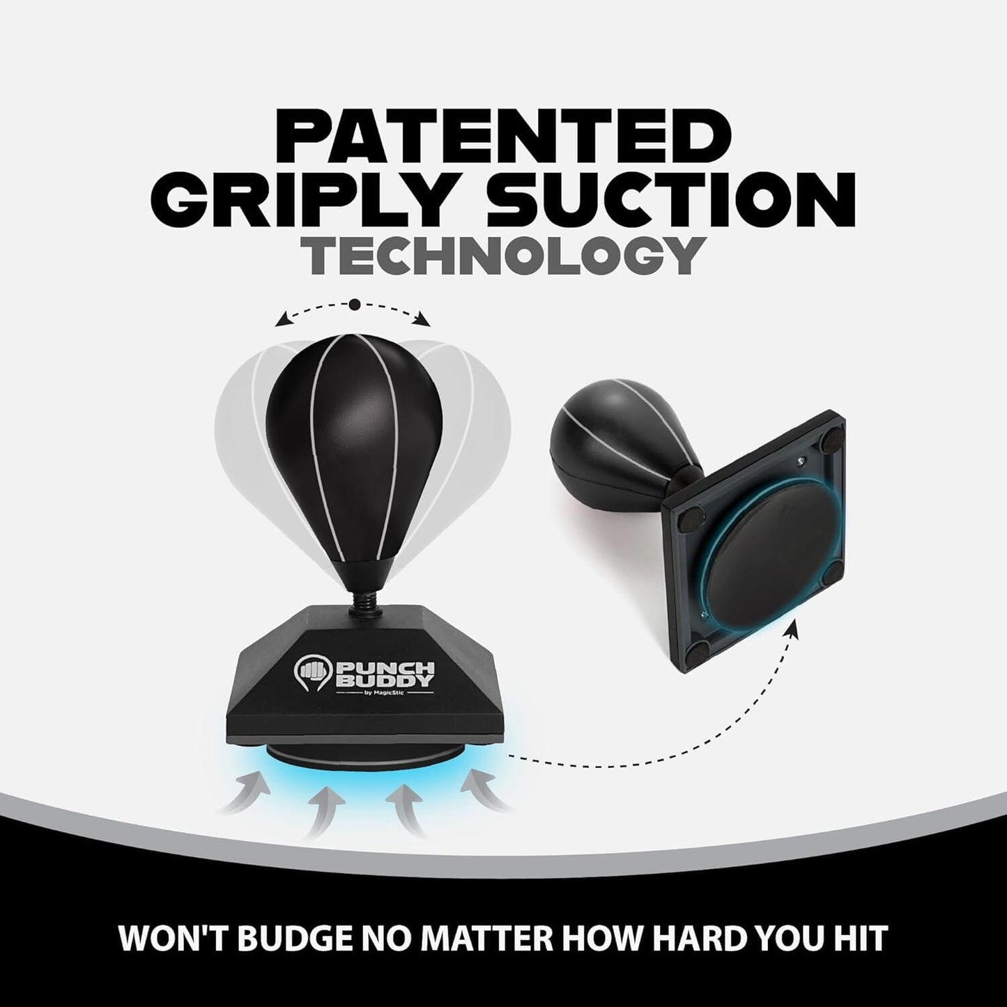 Punch Buddy Mini Desktop Punching Bag - Desk Fidget Toy for Stress Relief, Focus & Fun - Patented Suction Cup Base Desk Toy Juka Innovations Corporation 