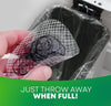 TubShroom Toss 26pk Disposable Drain Covers - Hair Catcher Mesh Sticker Strainers for Shower Bathtub and Bathroom Sink Drains