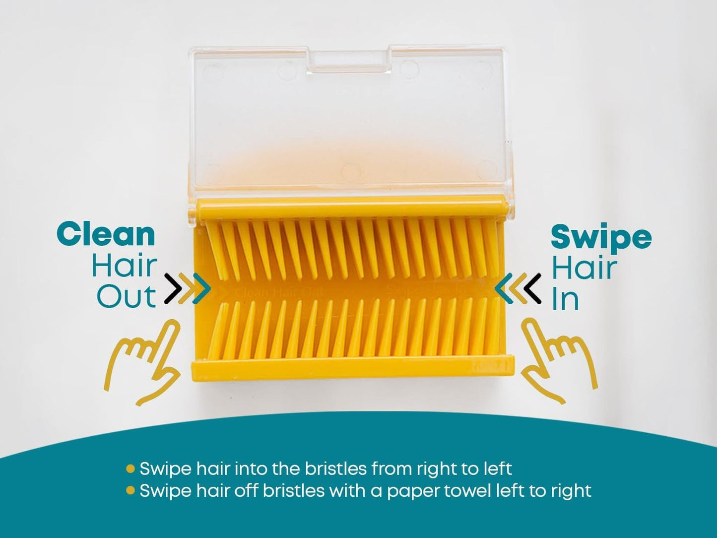 HairShroom Reusable Shower & Bathtub Wall Hair Catcher Hair Grabber Snare TubShroom.com 