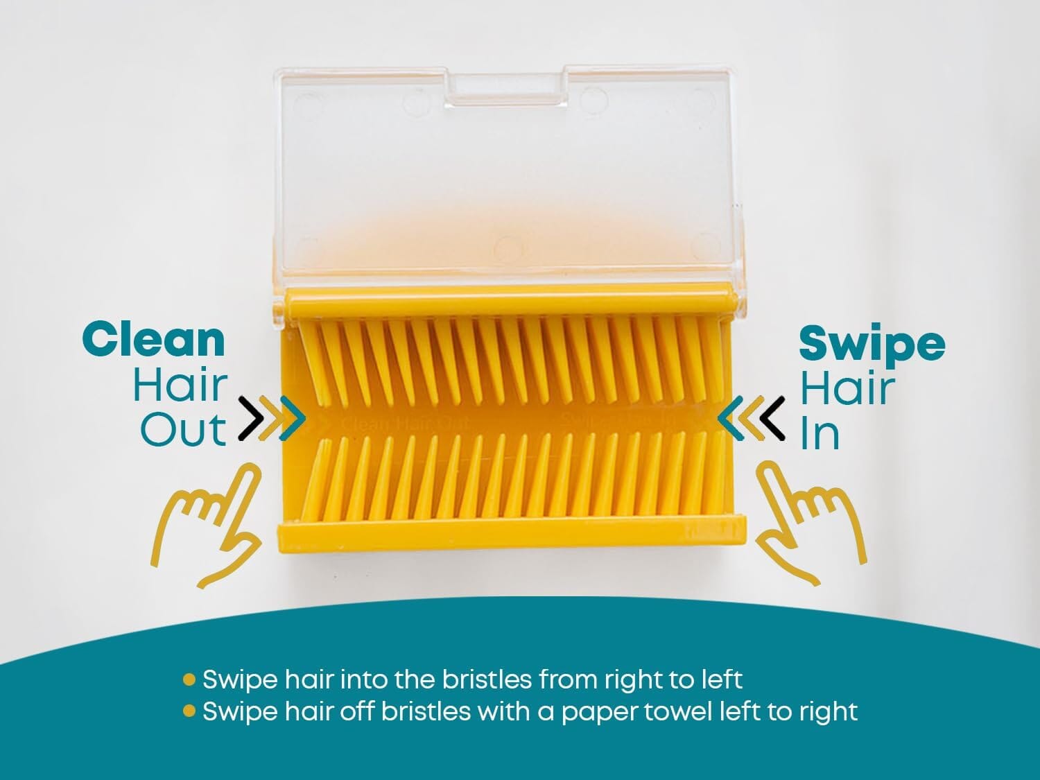 HairShroom Reusable Shower & Bathtub Wall Hair Catcher Hair Grabber Snare TubShroom.com 