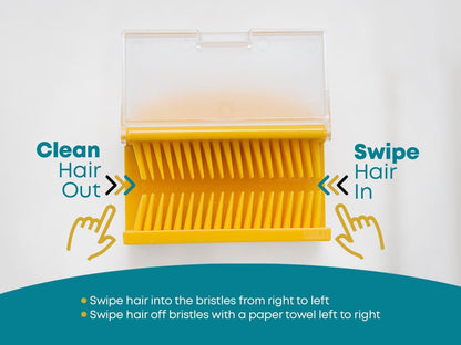 HairShroom Reusable Shower & Bathtub Wall Hair Catcher Hair Grabber Snare TubShroom.com 