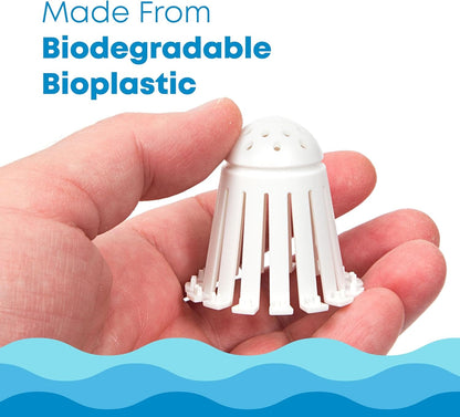 TubShroom Toss 21pk Disposable Bath Tub Drain Strainers - Hair Catcher Snare for Shower Bathtub to Prevent Clogged Drains Drain Protector TubShroom.com 