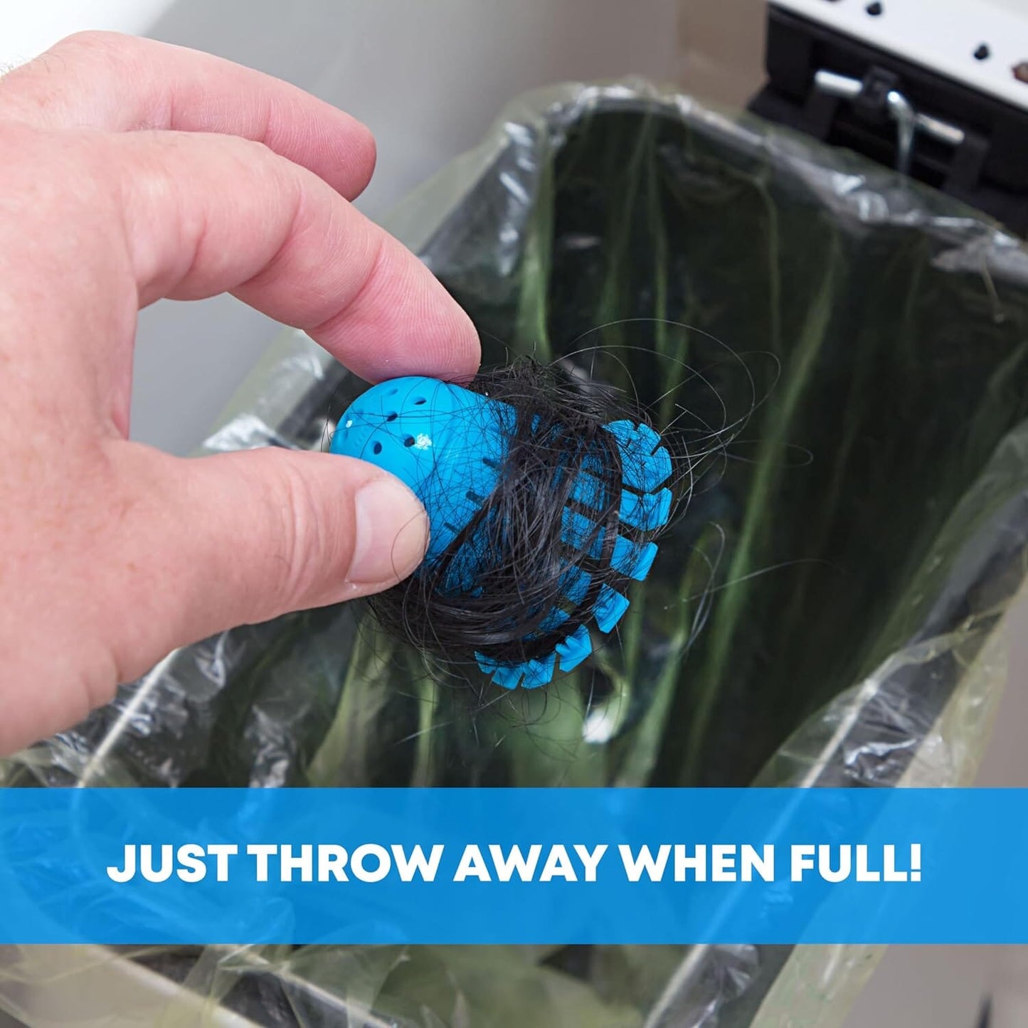 TubShroom Toss 21pk Disposable Bath Tub Drain Strainers - Hair Catcher Snare for Shower Bathtub to Prevent Clogged Drains Drain Protector TubShroom.com 