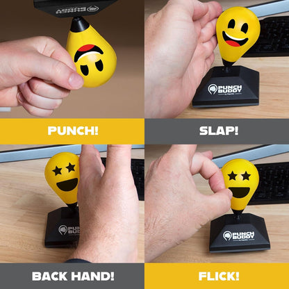Punch Buddy Mini Desktop Punching Bag - Desk Fidget Toy for Stress Relief, Focus & Fun - Patented Suction Cup Base Desk Toy Juka Innovations Corporation 