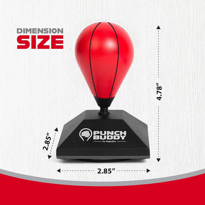 Punch Buddy Mini Desktop Punching Bag - Desk Fidget Toy for Stress Relief, Focus & Fun - Patented Suction Cup Base Desk Toy Juka Innovations Corporation 