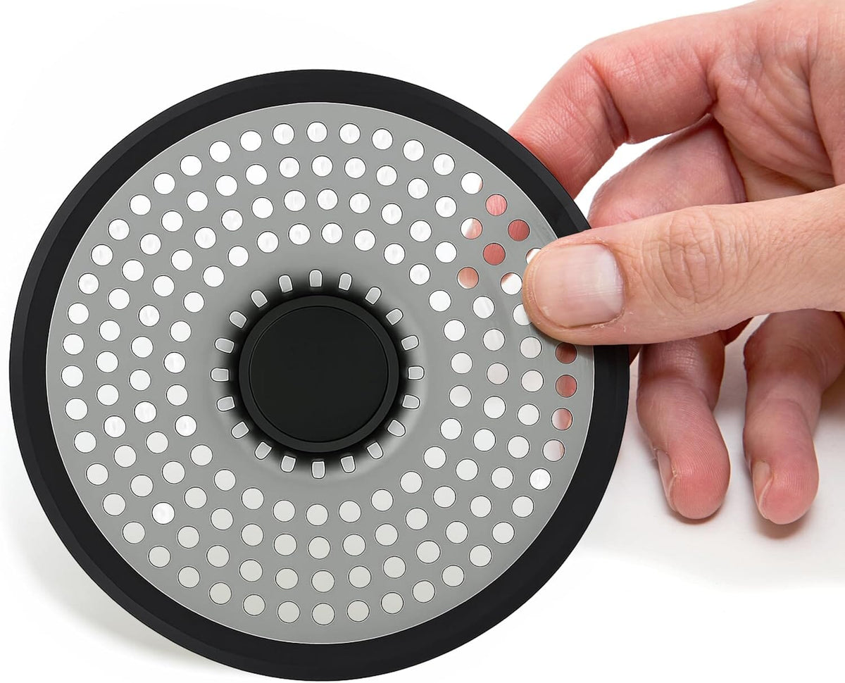 ShowerShroom Defender Light Gray Hair Catcher, Drain Protector, Fits All Shower Drains Drain Protector Juka Innovations Corporation 