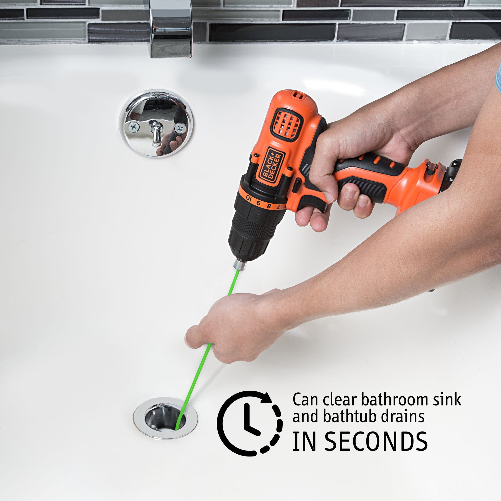 DrainShroom Toss-Disposable Hair Clog Remover, 24 inch Reach Plunger Juka Innovations Corporation 