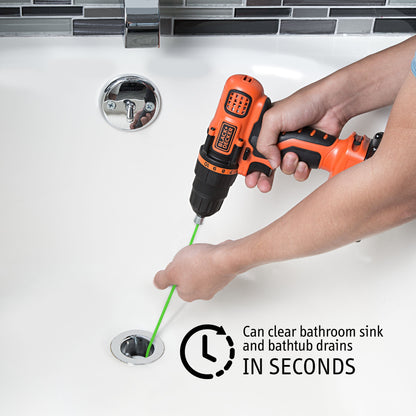 DrainShroom Toss-Disposable Hair Clog Remover, 24 inch Reach Plunger Juka Innovations Corporation 