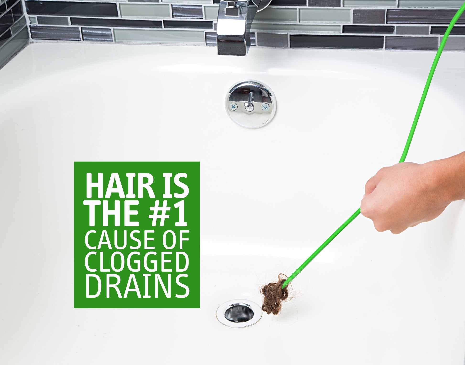 DrainShroom Toss-Disposable Hair Clog Remover, 24 inch Reach Plunger Juka Innovations Corporation 