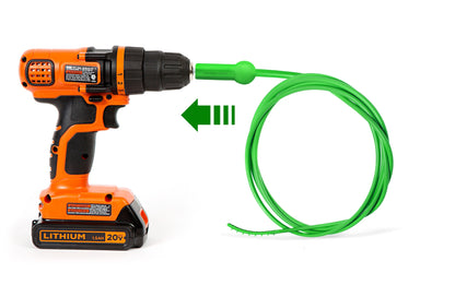 DrainShroom Toss-Disposable Hair Clog Remover, 24 inch Reach Plunger Juka Innovations Corporation 