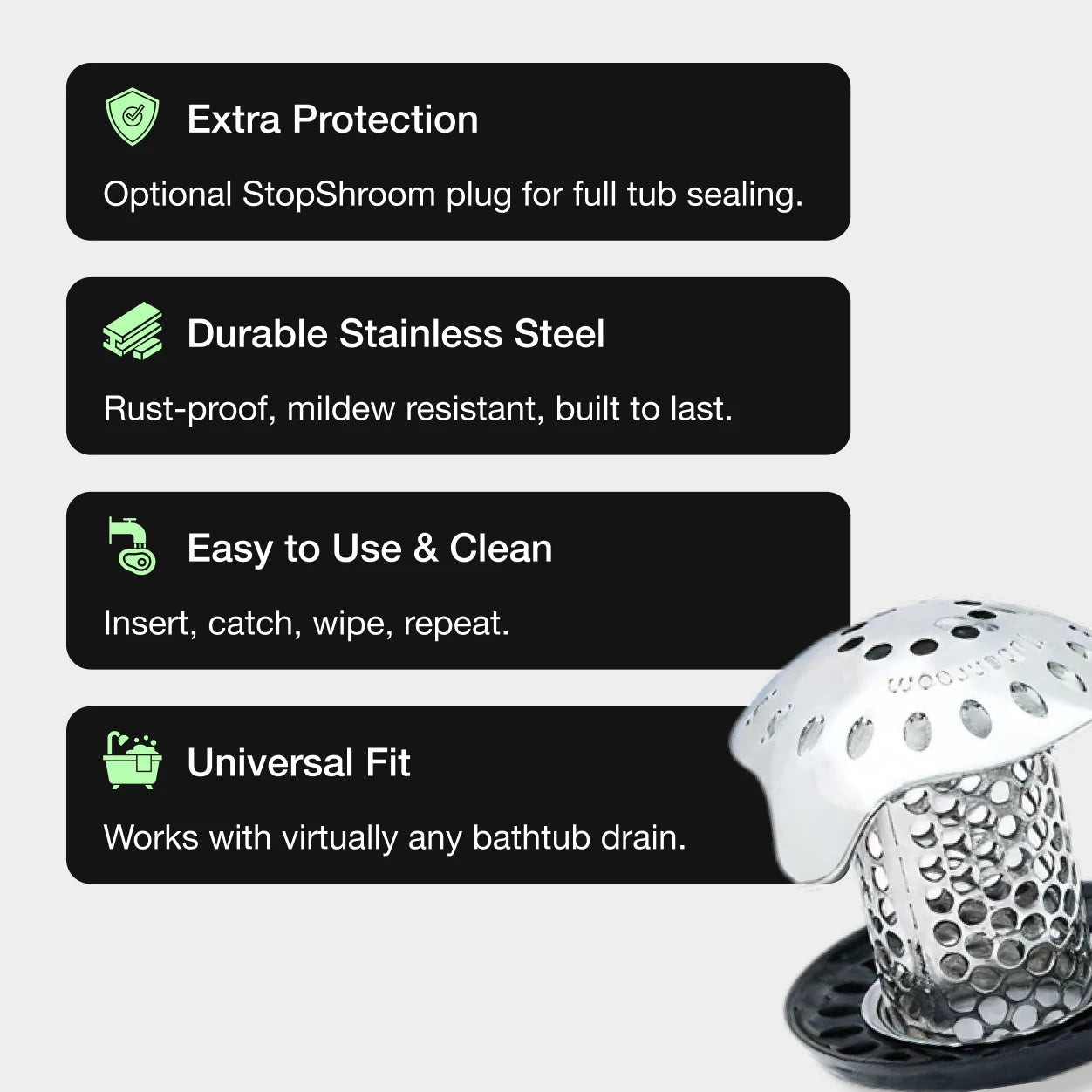 TubShroom Ultra Plus