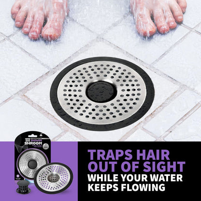 ShowerShroom (Ultra Edition) Strainer That Prevents Clogged Shower Stall Drains TubShroom.com 
