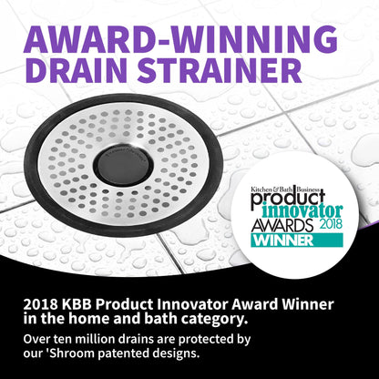 ShowerShroom (Ultra Edition) Strainer That Prevents Clogged Shower Stall Drains TubShroom.com 