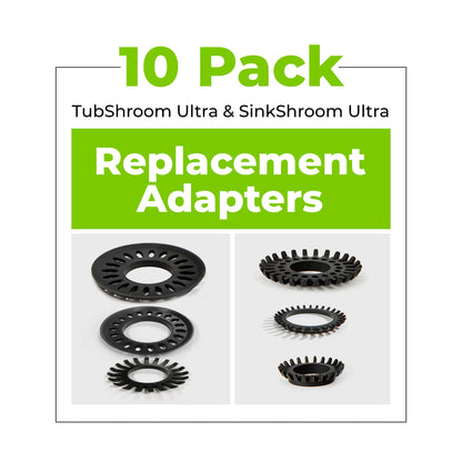 Replacement Adapters Pack for TubShroom Ultra and SinkShroom Ultra TubShroom.com 