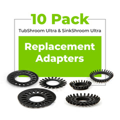 Replacement Adapters Pack for TubShroom Ultra and SinkShroom Ultra TubShroom.com 