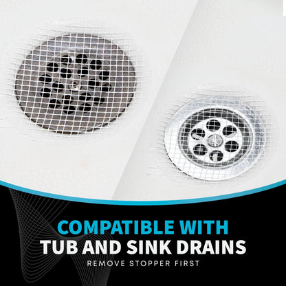 TubShroom Toss 26pk Disposable Drain Covers - Hair Catcher Mesh Sticker Strainers for Shower Bathtub and Bathroom Sink Drains Drain Protector TubShroom.com 