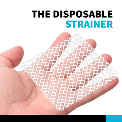 TubShroom 26 Pack Square Disposable Drain Cover - Hair Catcher Mesh Sticker Strainers for Shower Bathtub and Bathroom - Hair Catcher Sticker Drain Protector - Half Year Supply Hair Catcher TubShroom.com 