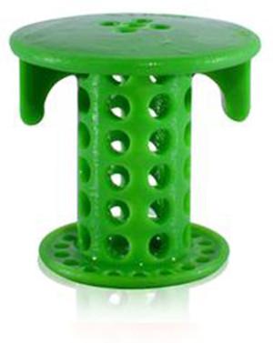 SinkShroom® (Green) The Hair Catcher That Prevents Clogged Bathroom Sink Drains Drain Protector Juka Innovations Corporation 
