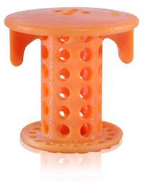 SinkShroom® (Orange) The Hair Catcher That Prevents Clogged Bathroom Sink Drains Drain Protector Juka Innovations Corporation 