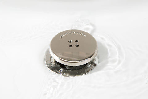 SinkShroom (Nickel Edition) The Hair Catcher That Prevents Clogged Bathroom Sink Drains