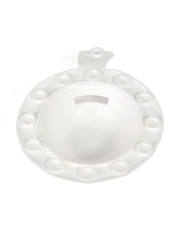 BathShroom (White) Overflow Drain Cover for Fuller Baths