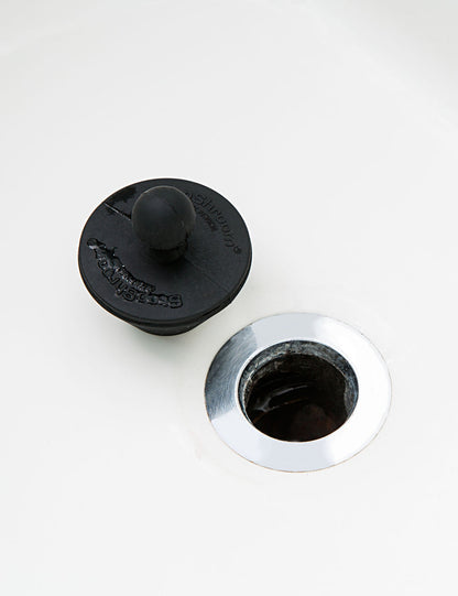 StopShroom (Black) Tub & Sink Universal Stopper Plug for Bathtub & Bathroom Drains Drain Stopper Juka Innovations Corporation 