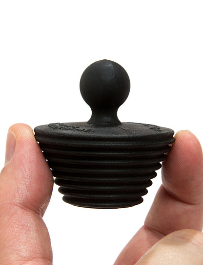 StopShroom (Black) Tub & Sink Universal Stopper Plug for Bathtub & Bathroom Drains Drain Stopper Juka Innovations Corporation 