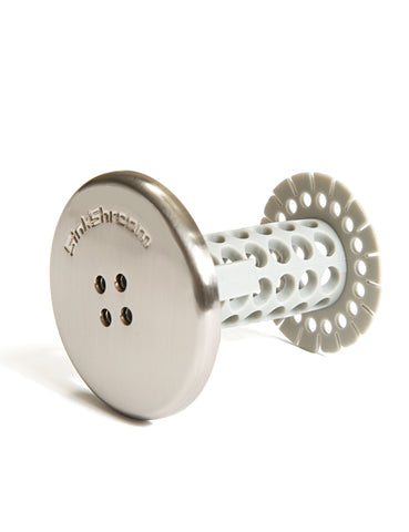 SinkShroom (Nickel Edition) The Hair Catcher That Prevents Clogged Bathroom Sink Drains