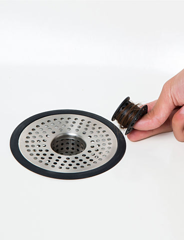 ShowerShroom Stealth Shower Hair Drain Catcher - Hair Stopper for Shower  Drain, Bathtub, and Bathroom Sink, Will Not Impede Water Flow, Bathtub Hair