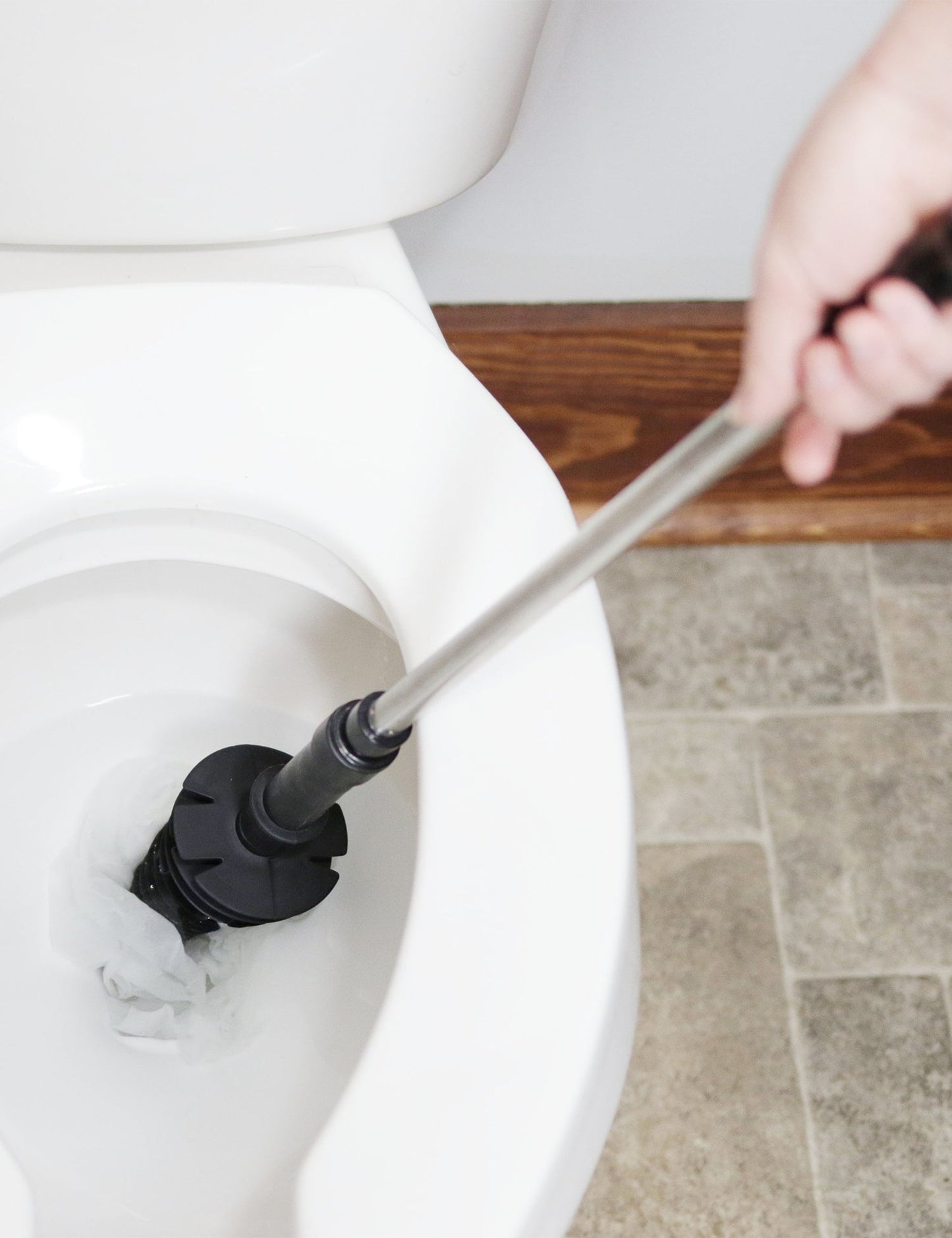 ToiletShroom (Black) Toilet Plunger that Unclogs Toilets in Seconds Plunger Juka Innovations Corporation 