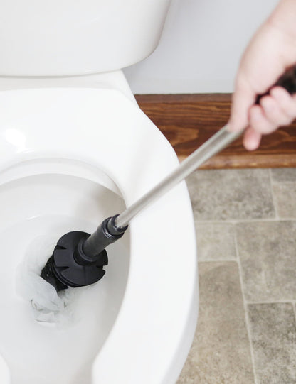 ToiletShroom (Black) Toilet Plunger that Unclogs Toilets in Seconds Plunger Juka Innovations Corporation 