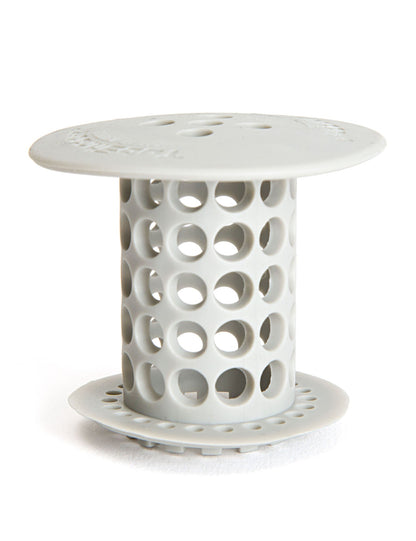 TubShroom (Gray) The Hair Catcher That Prevents Clogged Tub Drains Drain Protector Juka Innovations Corporation 