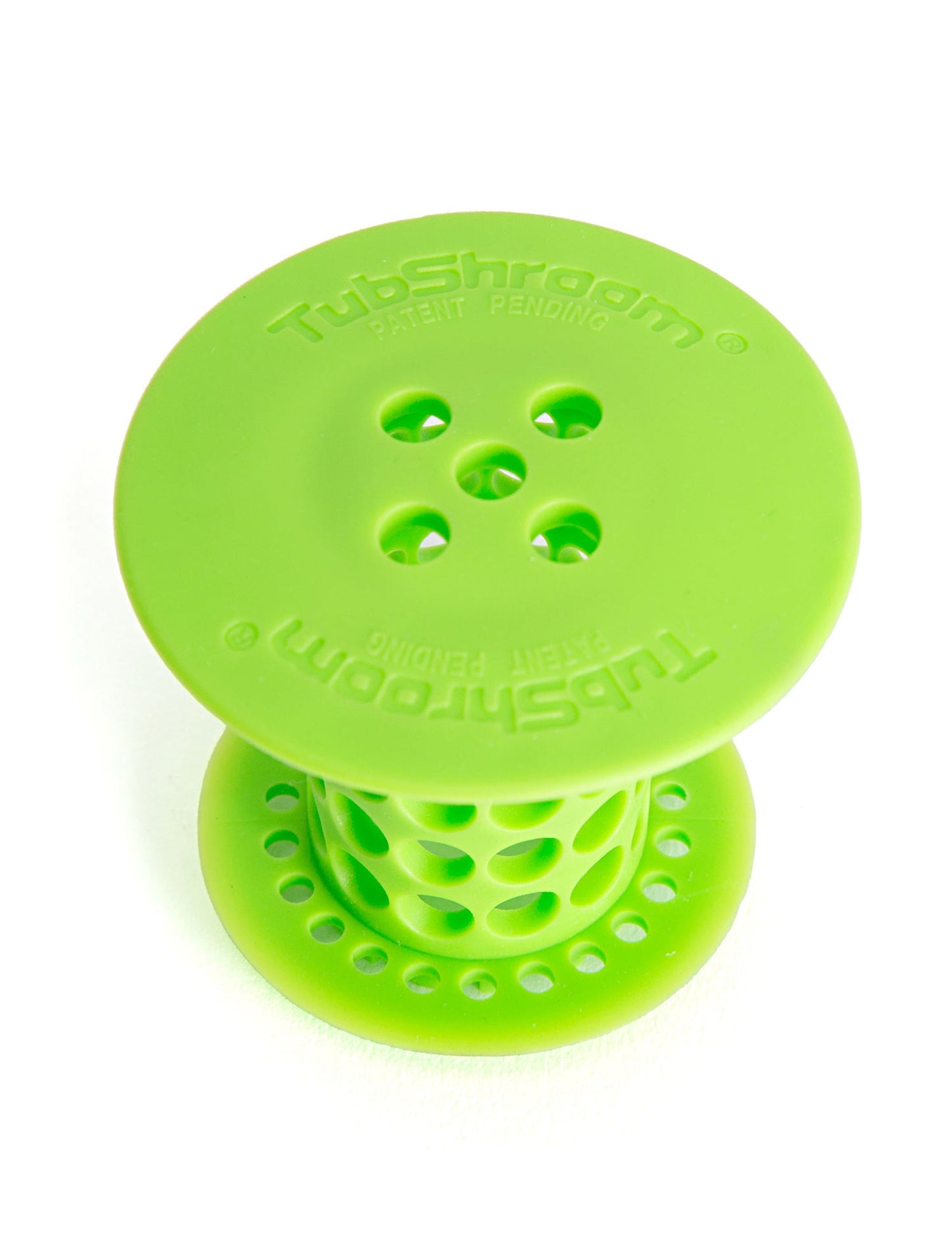 TubShroom (Green) The Hair Catcher That Prevents Clogged Tub Drains Drain Protector Juka Innovations Corporation 