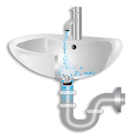 SinkShroom® (Clear) The Hair Catcher That Prevents Clogged Bathroom Sink Drains