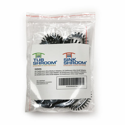 Replacement Adapters Pack for TubShroom Ultra and SinkShroom Ultra TubShroom.com 